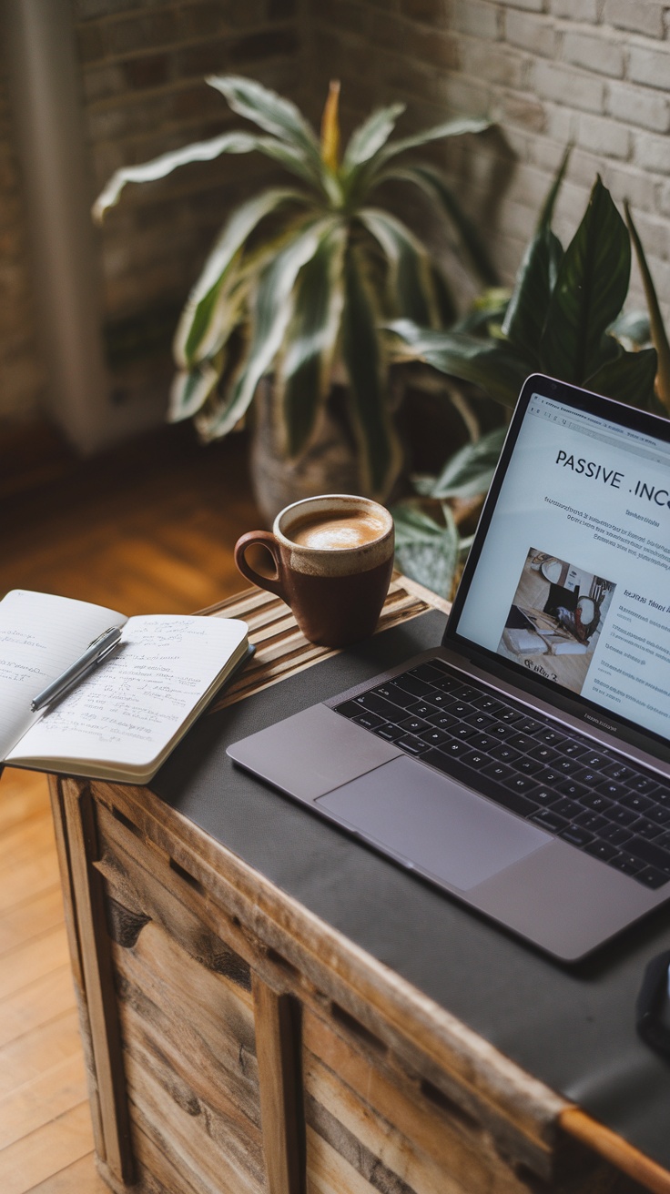 Passive income workspace